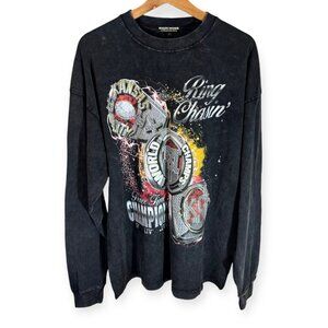 Made Mobb Kansas City Chiefs 'Ring Chasin' Longsleeve in Black Mens LG